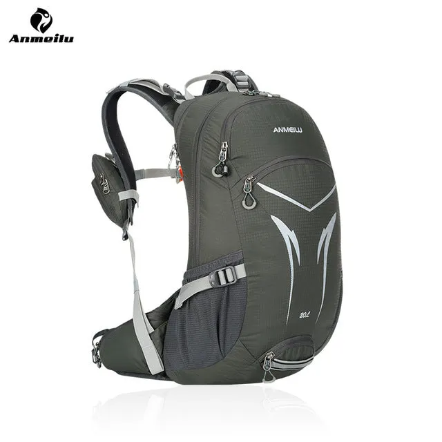 20L MTB Mountain Bike Backpack, Waterproof Rucksack With Rain Cover