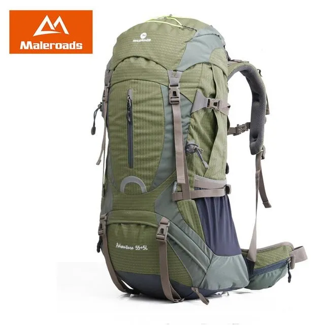 60L Professional Climb Backpack Trekking Rucksack Outdoor Travel Camp Equip Hiking Gear Mountaineering Bag for Climber