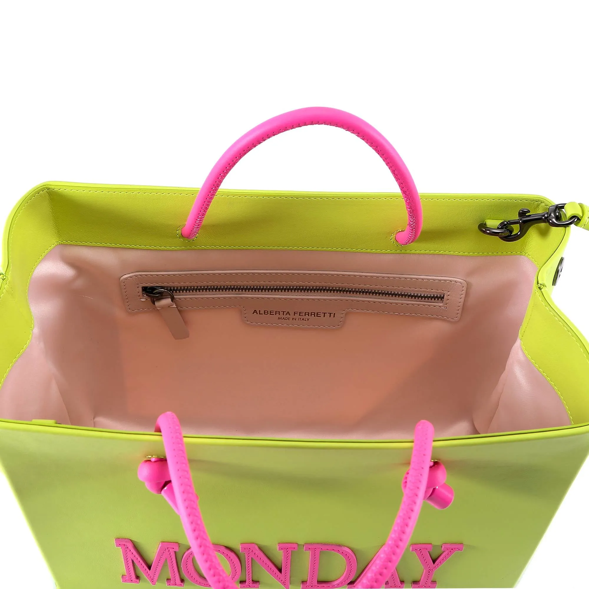 Alberta Ferretti Rainbow Weekend Monday Tote