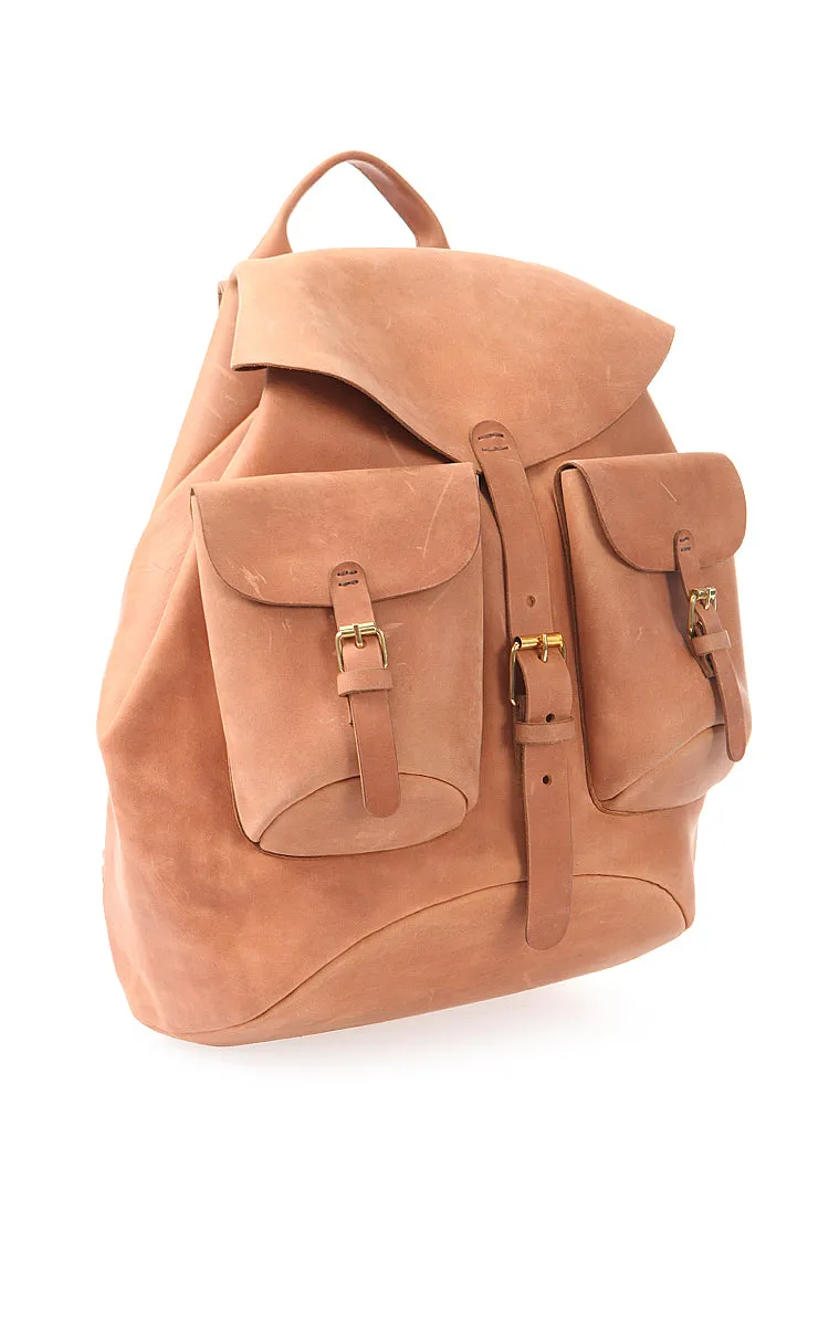 Big Leather Backpack