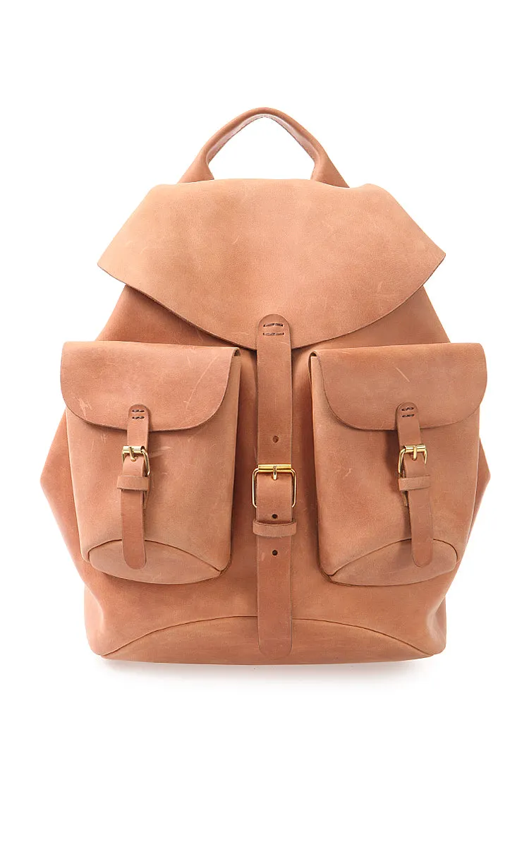 Big Leather Backpack