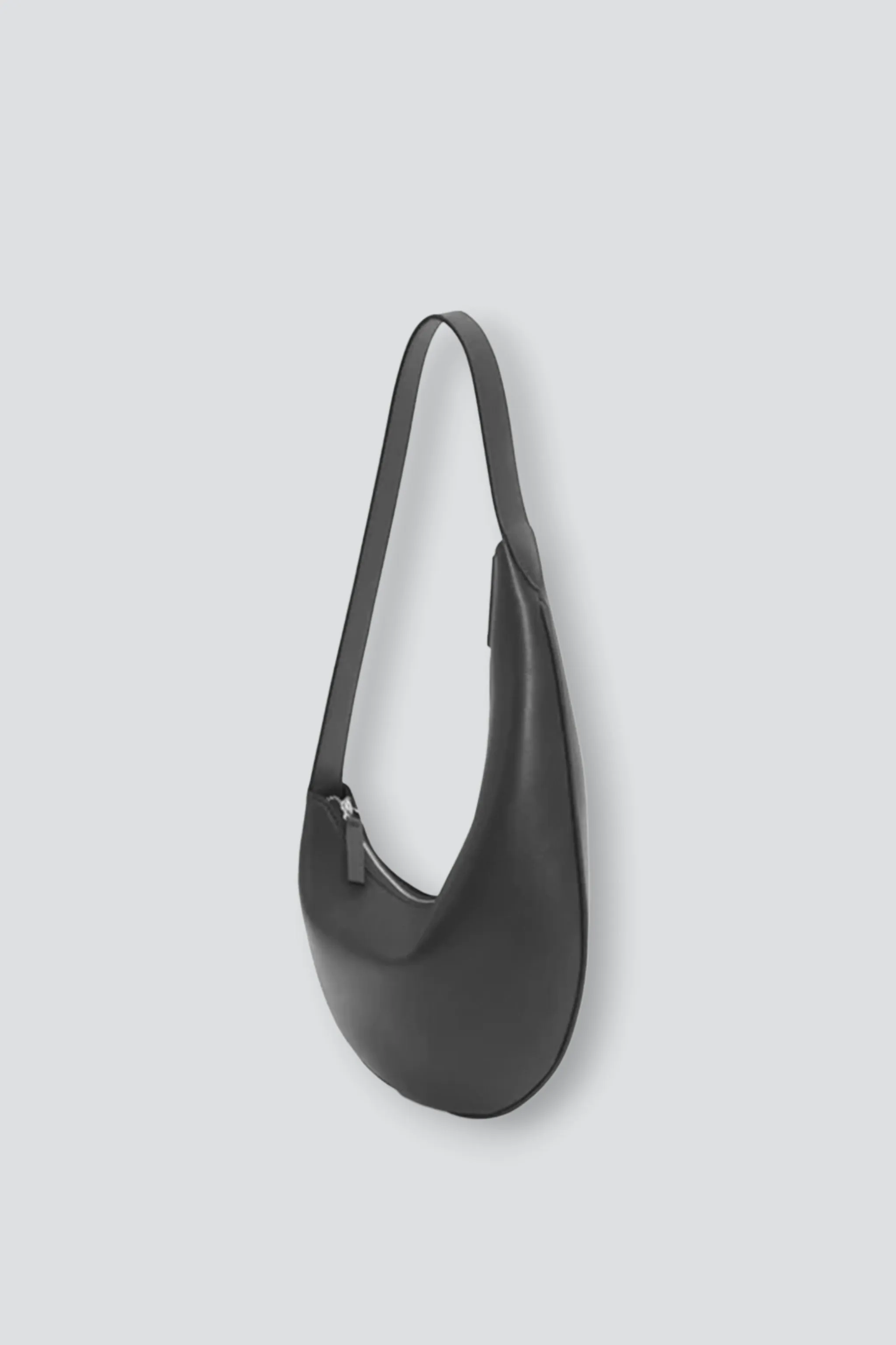 Black Lune Mini Hobo Bag