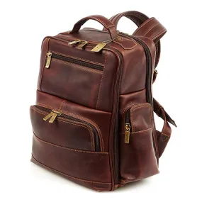 Claire Chase Legendary Executive Backpack Dark Brown