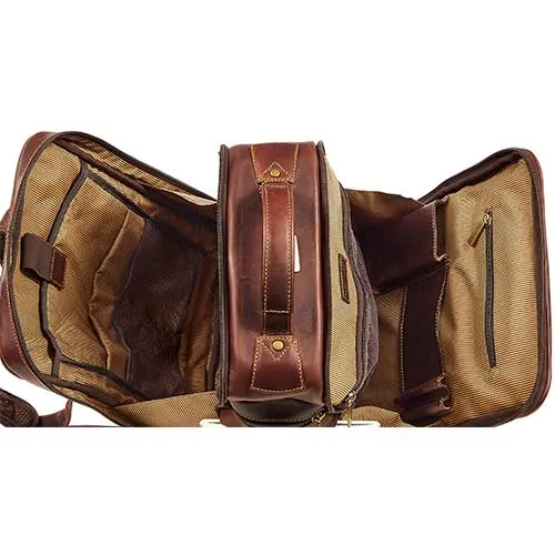 Claire Chase Legendary Executive Backpack Dark Brown