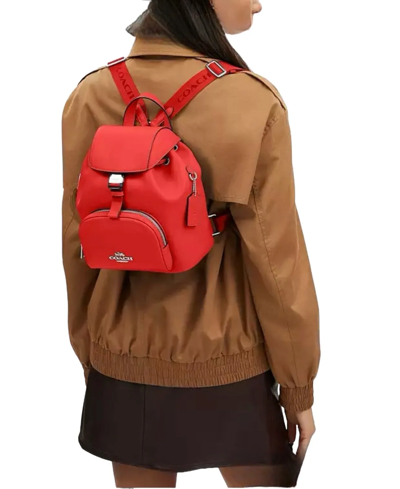 Coach Pace Backpack Miami Red