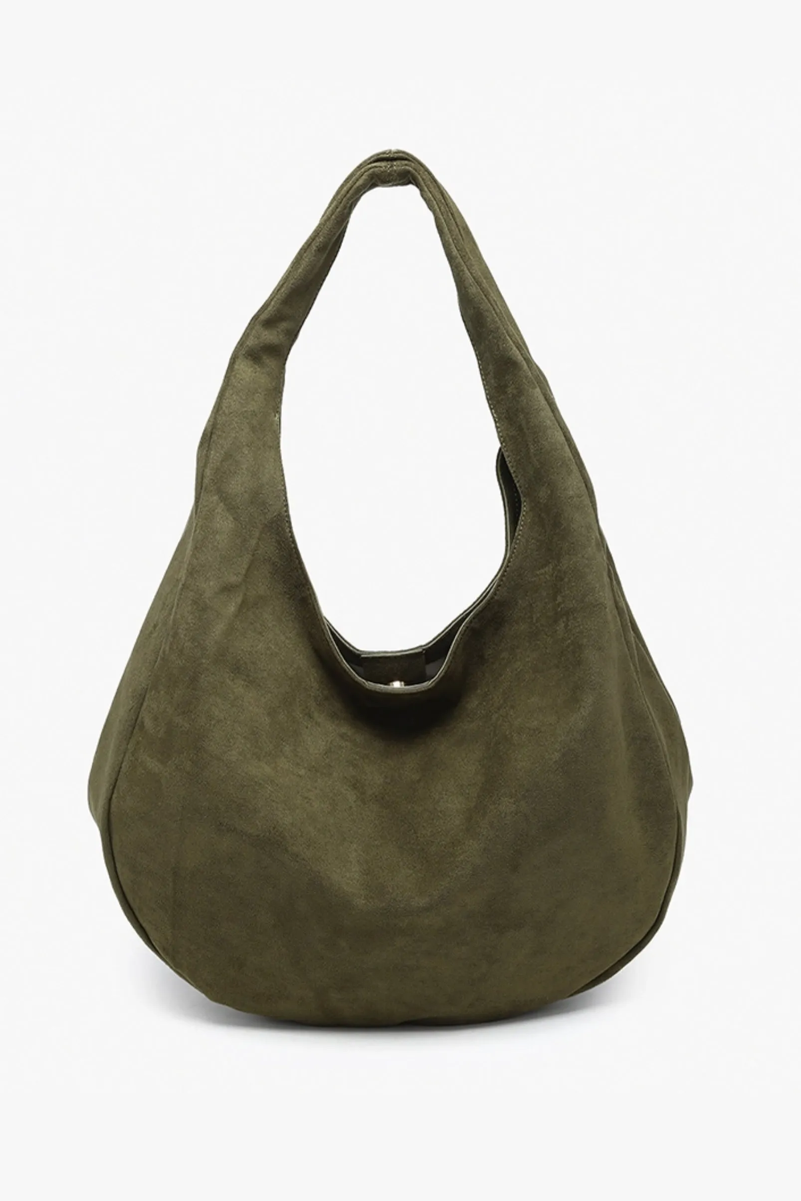 DEAL Cute And Practical Faux Suede Slouchy Shoulder Bag