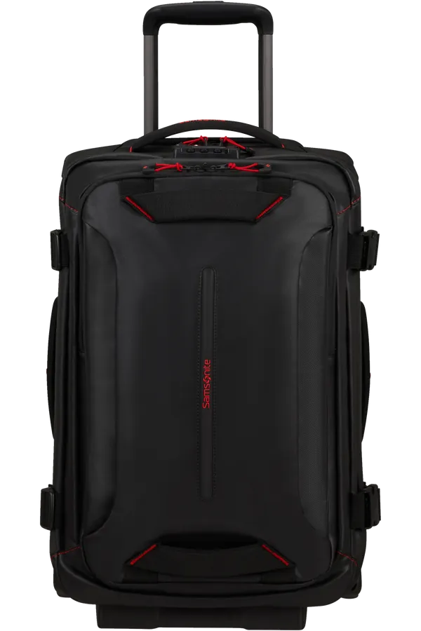 ECODIVER Duffle with wheels double frame 55cm - Black