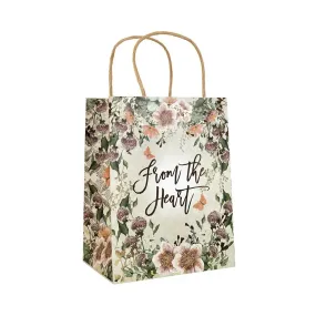 FROM THE HEART FLORAL GIFT BAG