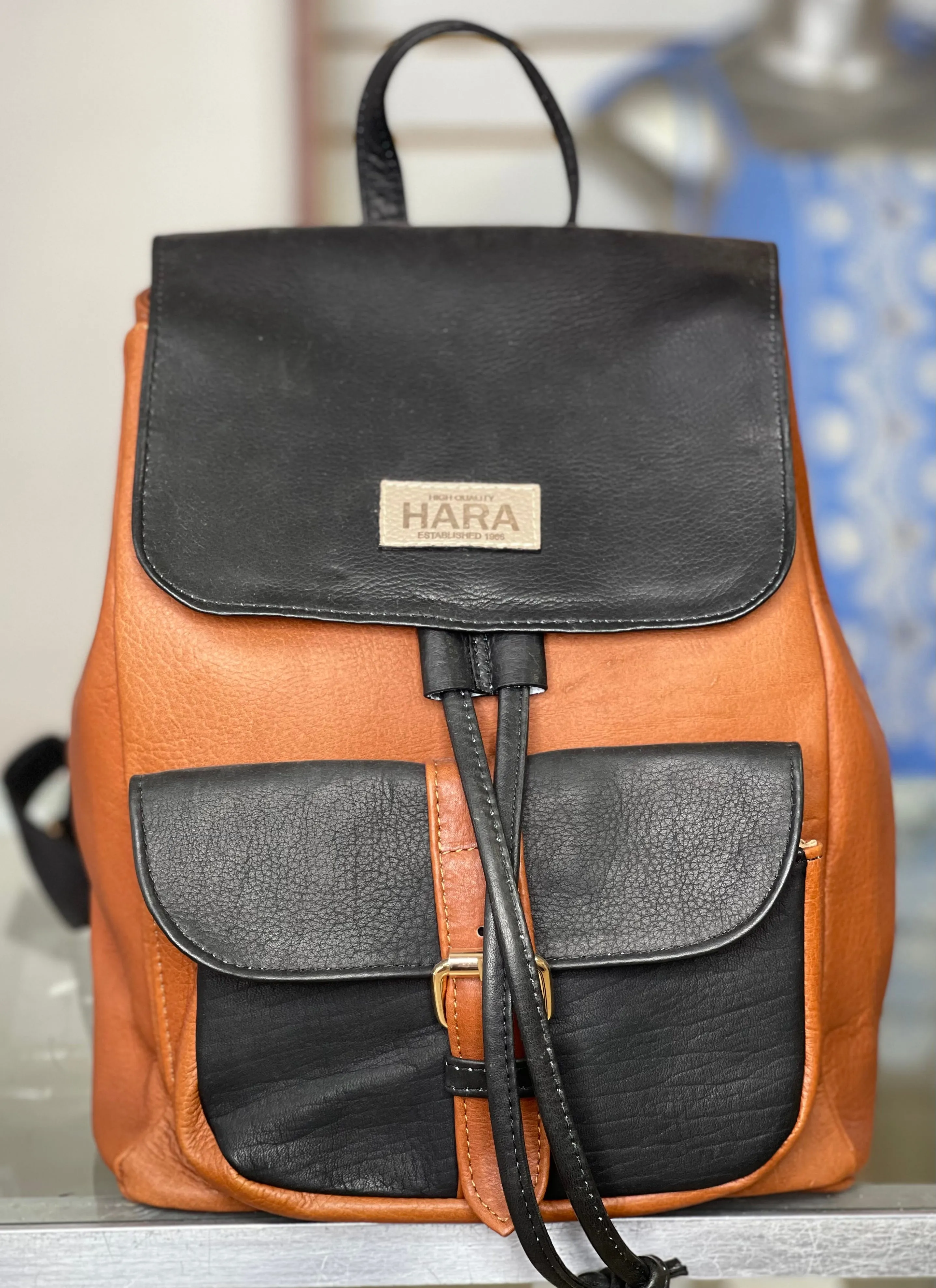 HARA Leather Backpack