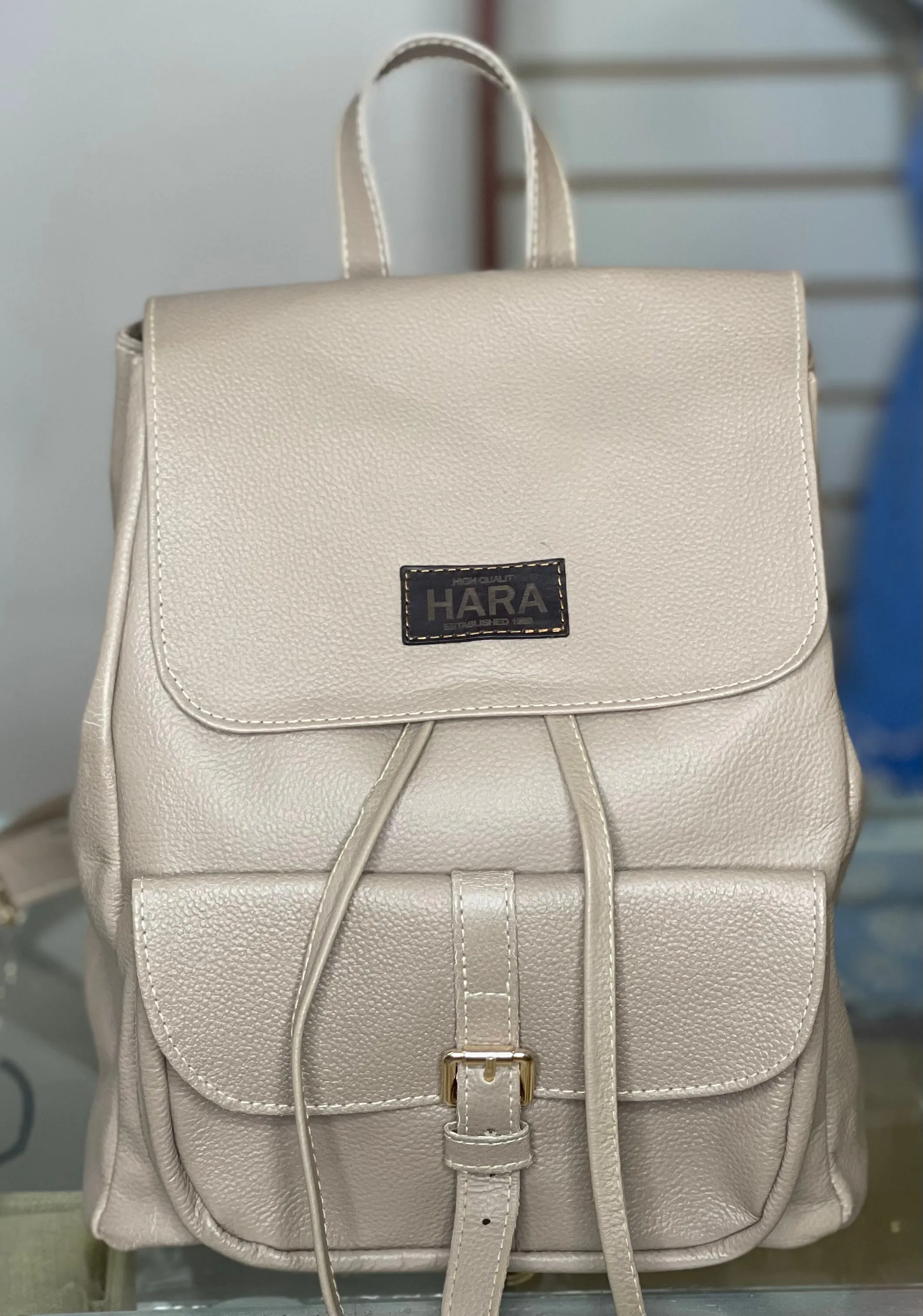 HARA Leather Backpack