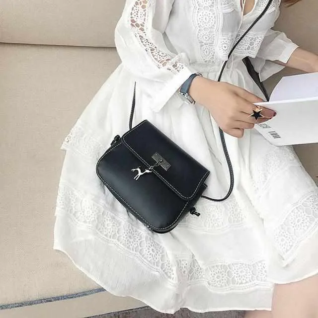 High Quality Women Messenger Cross Body Bag PU Leather