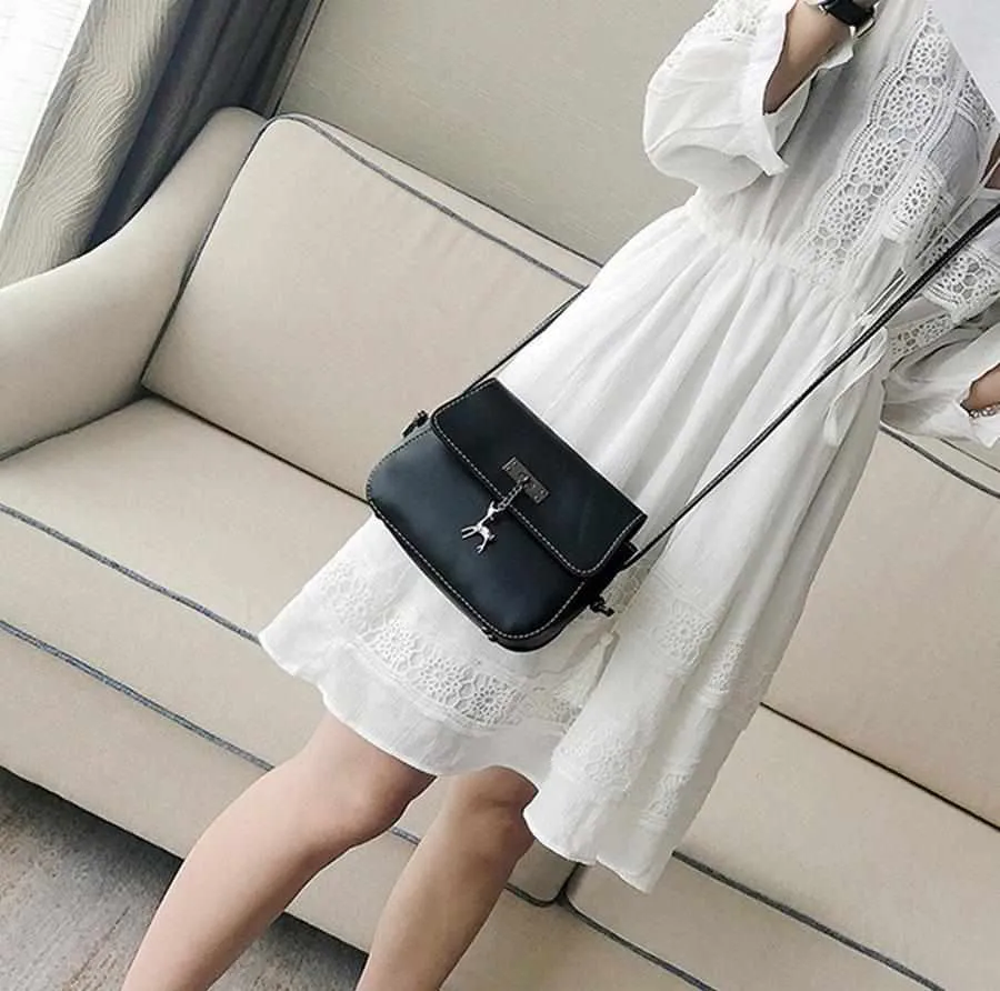 High Quality Women Messenger Cross Body Bag PU Leather