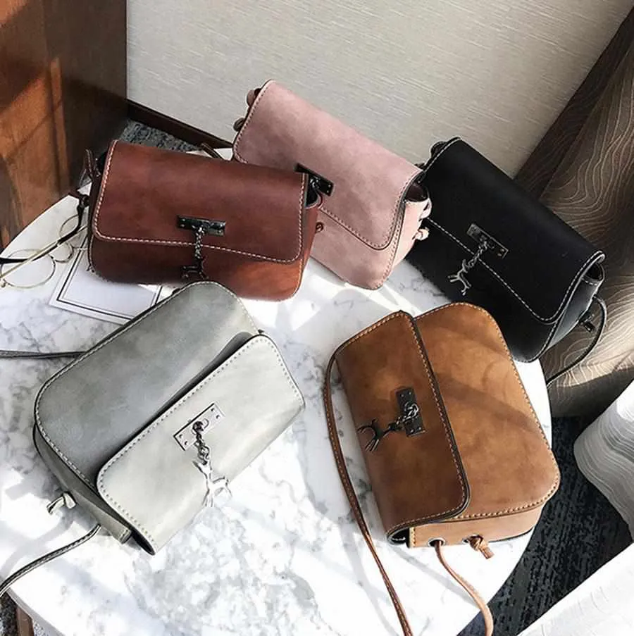 High Quality Women Messenger Cross Body Bag PU Leather