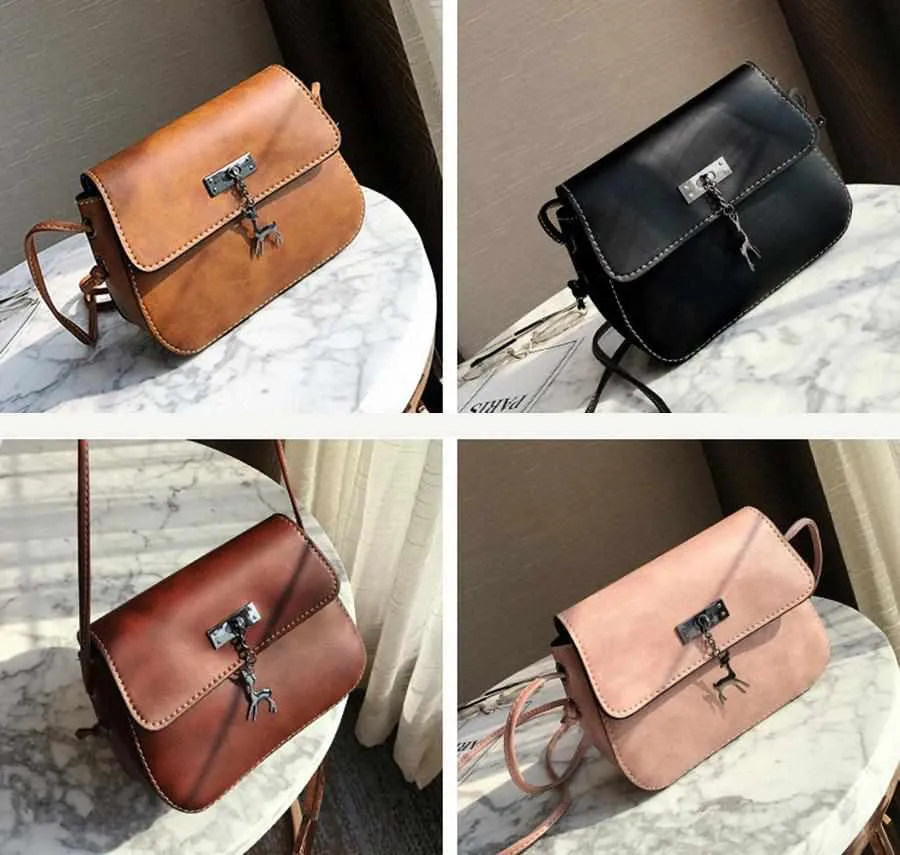 High Quality Women Messenger Cross Body Bag PU Leather