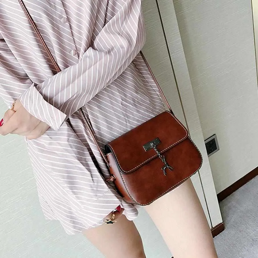 High Quality Women Messenger Cross Body Bag PU Leather