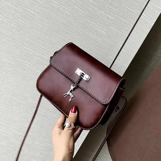 High Quality Women Messenger Cross Body Bag PU Leather