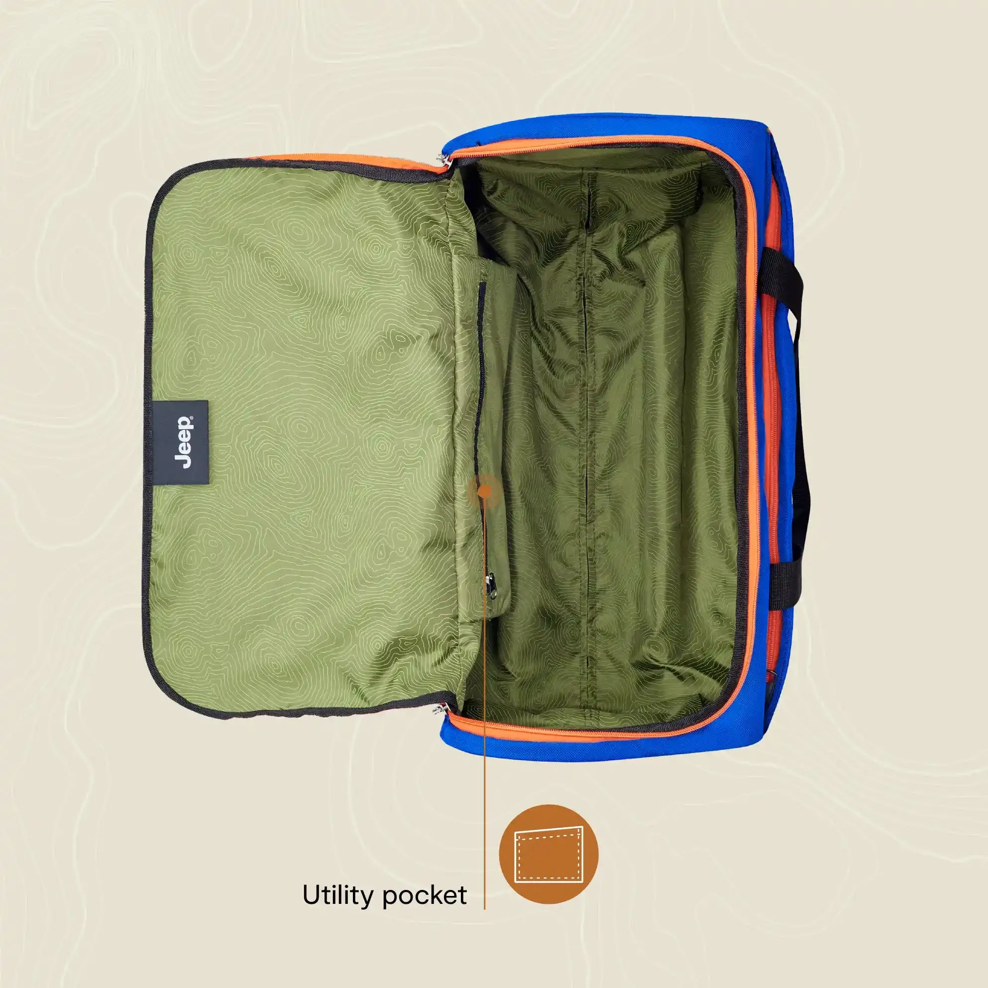 JS009D - Carry-On Rolling Duffel Bag