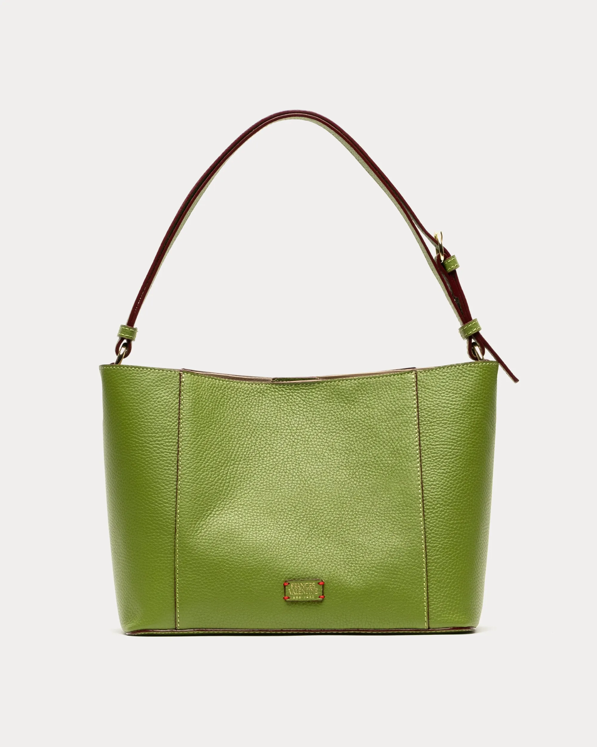 June Hobo Tumbled Leather Green