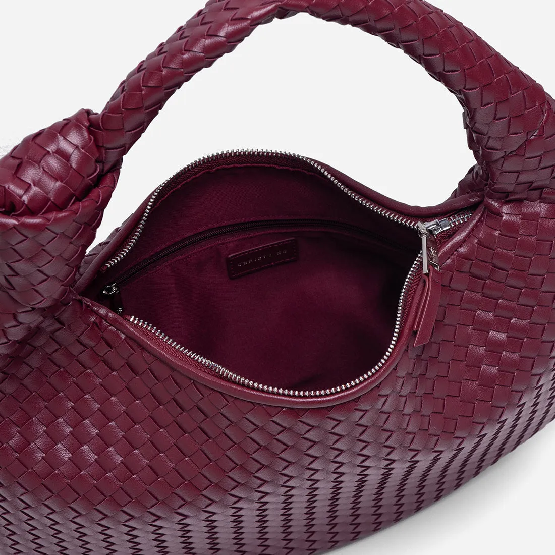 Lucia Woven Hobo Bag