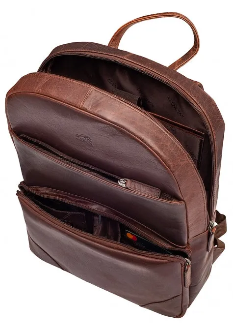 Mancini Buffalo Slim Backpack for 14'' Laptop