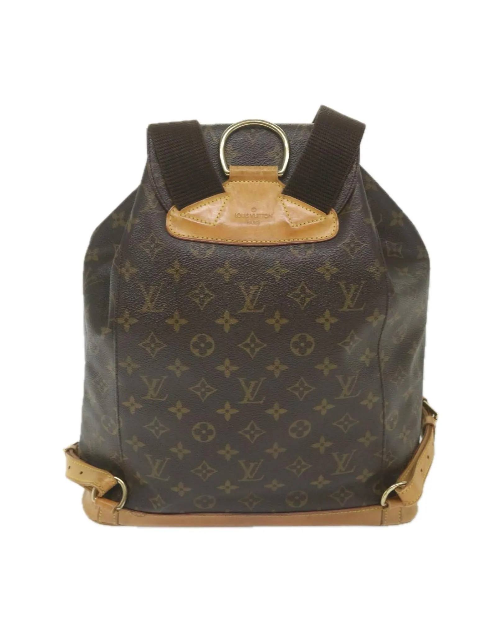 Monogram Canvas Backpack with Shoulder Straps