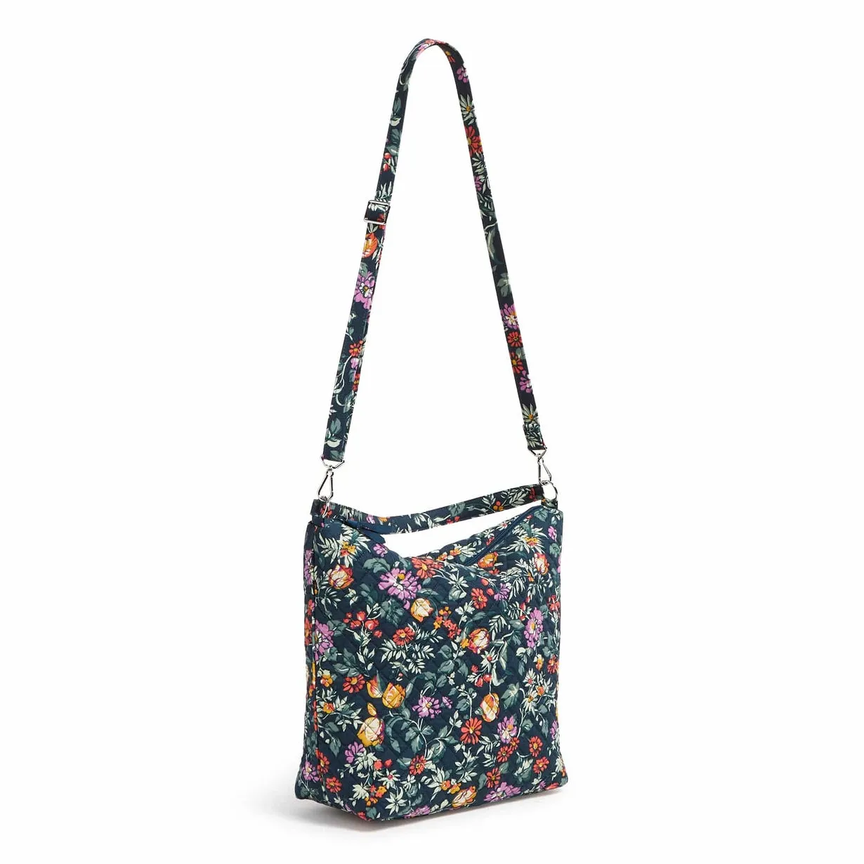 Oversize Hobo Shoulder Bag - Fresh-Cut Floral Green