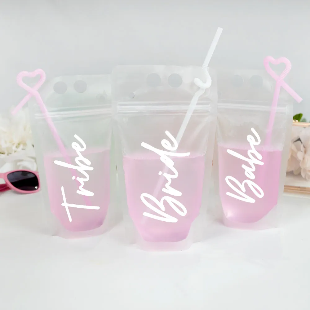 Personalized Bridesmaid Drink Bags